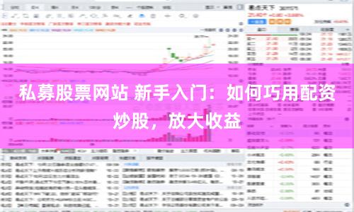 私募股票网站 新手入门：如何巧用配资炒股，放大收益